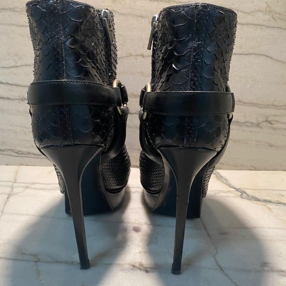 Exotic Skin Saint Laurent Booties - Picture 3 of 7